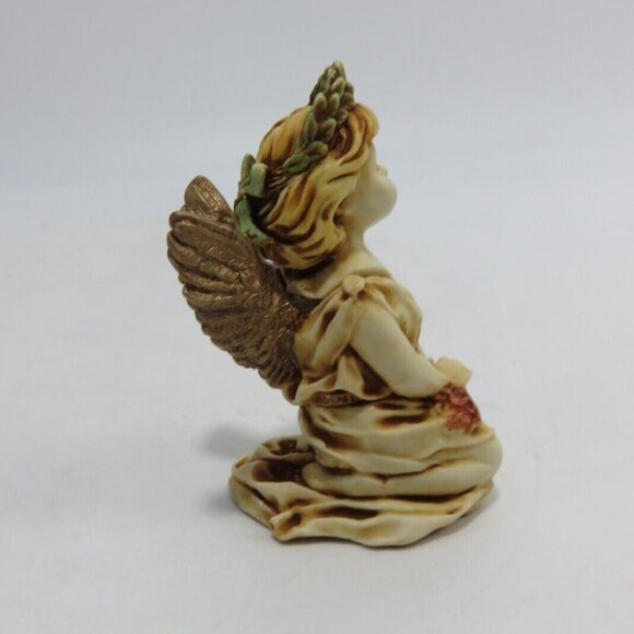 HARMONY KINGDOM Angel Fleur-de-lis 2.5" Boxed 1996 ANFL Vintage - Picture 4 of 10